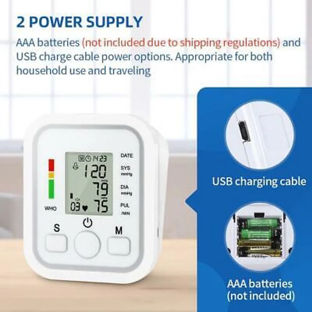 Digital Blood Pressure Monitor - Accurate Health Monitoring Device-image